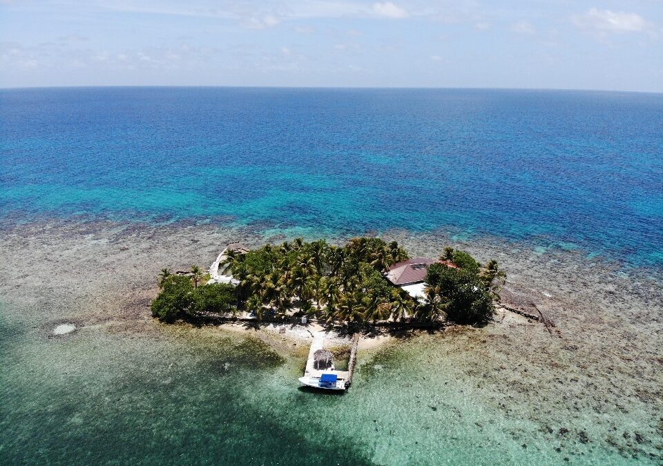 Two Islands in the Sapodilla Caye Range